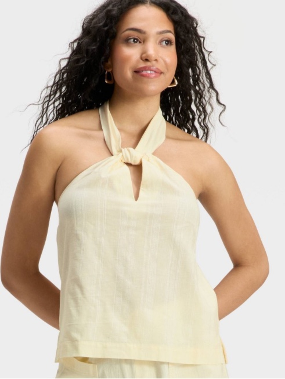 Women’s Halter Tie Neck Top